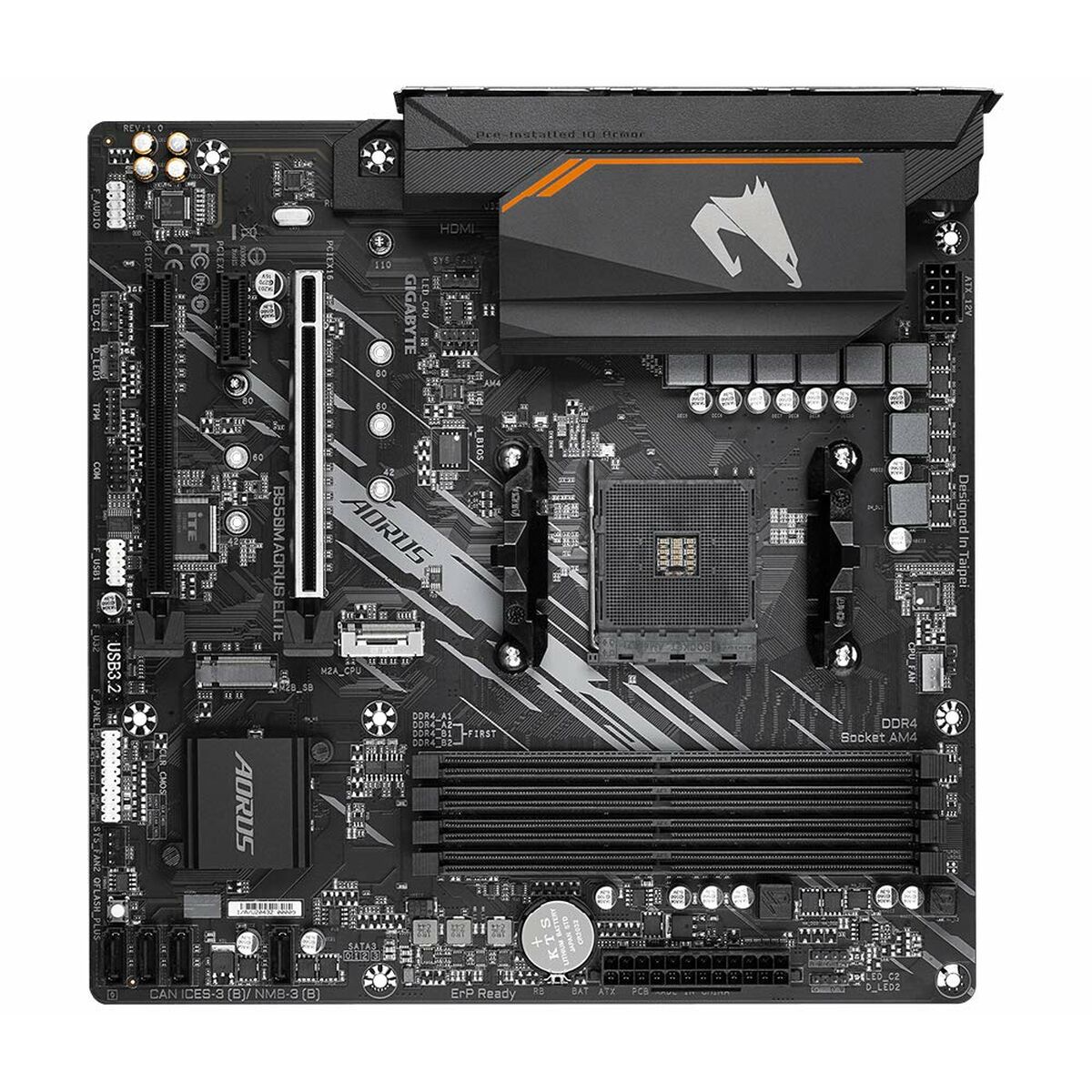 Placa Base Gigabyte B550M AORUS ELITE AMD B550